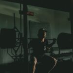 Photo inclined treadmill session