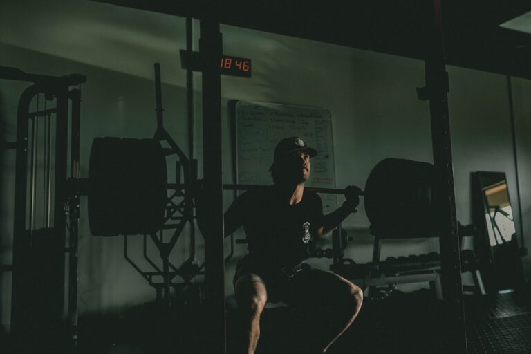 Photo inclined treadmill session
