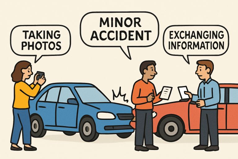 Step By minor accident