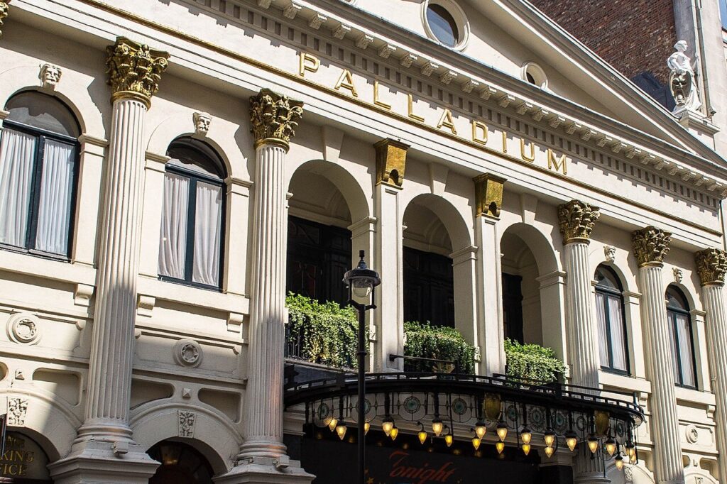 The London Palladium theatre in London, host venue of the 2026 Ballon d'Or ceremony
