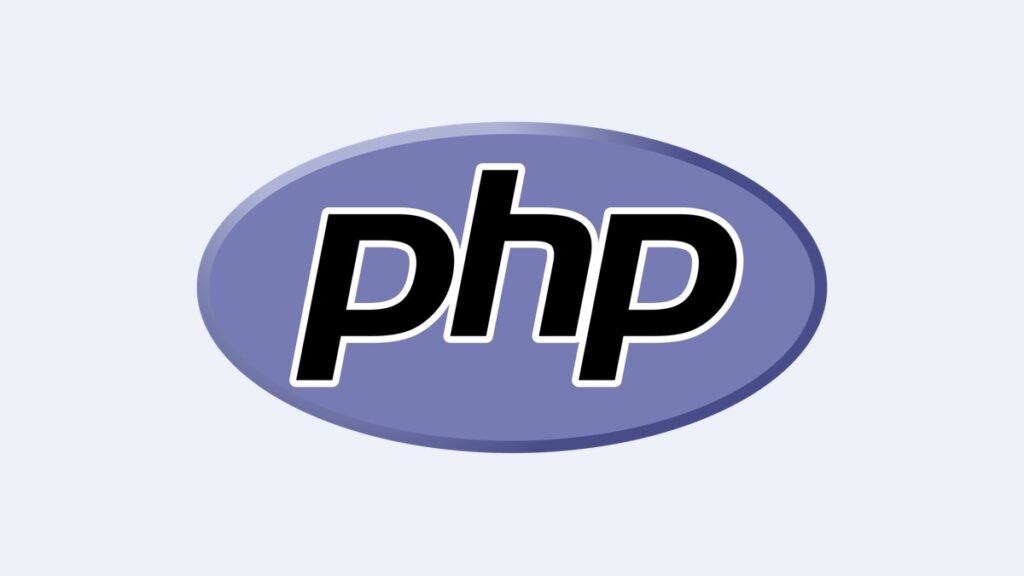 PHP logo, the programming language affected by the PHP2Shell vulnerabilities